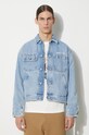 Одяг Джинсова куртка Human Made Denim Jacket HM27JK016 блакитний