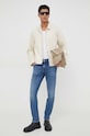 Won Hundred geacă din denim 2888.15147 bej SS24