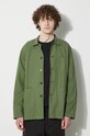 Одяг Бавовняна сорочка Universal Works Bakers Overshirt 30680.BIRCH зелений