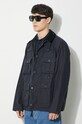 Хлопковая куртка Barbour Modified Transport Casual тёмно-синий MCA0966