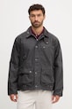 Barbour giacca cerata Utility Spey Wax grigio MWX2287