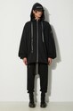 Rick Owens cotton sweatshirt x Champion Jumbo Windbreaker CM01D0467 black SS24