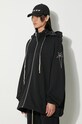 Rick Owens cotton sweatshirt x Champion Jumbo Windbreaker black CM01D0467