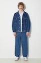 A.P.C. denim jacket blouson elvis COGWD.H02913.IAL blue SS24