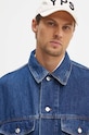 Džínová bunda A.P.C. blouson elvis modrá COGWD.H02913.IAL