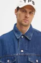 niebieski A.P.C. kurtka jeansowa blouson elvis