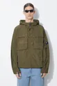 zöld C.P. Company rövid kabát Chrome-R Hooded Férfi