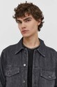 Джинсовая куртка Wood Wood Ivan Denim чёрный 12315107.7051