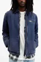 Βαμβακερό σακάκι AllSaints ROTHWELL JACKET σκούρο μπλε