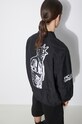 Bunda PLEASURES Gypsy Coach Jacket černá P24SP009.BLACK