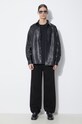 PLEASURES jacket Resonate Overshirt P24SP014.BLACK black SS24
