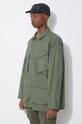 Βαμβακερό σακάκι Engineered Garments BDU πράσινο OR174.CT010