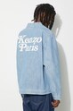Clothing Kenzo denim jacket by Verdy Kimono FE55DM1426H4.DT blue