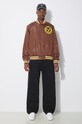 ICECREAM kurtka bomber Satin Bomber Jacket IC24107 brązowy SS24