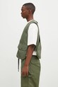 Engineered Garments vest Fowl Vest OR120.CT010 green SS24