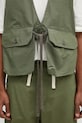 Engineered Garments vest Fowl Vest green OR120.CT010