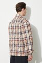 Одяг Бавовняна куртка A Bathing Ape A Bathing Ape Logo Check Pattern Coach Jacket 1J80140052 бежевий