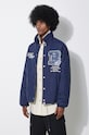 A Bathing Ape kurtka Bape Patch Coach Jacket granatowy 1J80141056