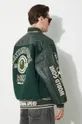 A Bathing Ape giubbotto bomber in lana Bape Patch Coach Jacket Materiale dell'imbottitura: 100% Poliestere Materiale 1: 66% Lana, 29% Poliestere, 2% Acrilico, 2% Poliammide, 1% Cellulosa Materiale 2: 100% Poliestere Coulisse: 44% Viscosa, 37% Poliestere, 18% Poliammide, 1% Poliuretano