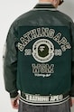 A Bathing Ape wool bomber jacket Bape Patch Coach Jacket 1J80141058