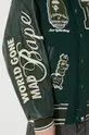 Вовняна куртка-бомбер A Bathing Ape Bape Patch Coach Jacket