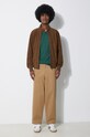 Jakna od brušene kože Baracuta G9 Suede BRCPS0939 zelena SS24