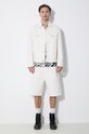 Neil Barrett jacheta de bumbac Slim Front Pockets Jean Jacket MY11089A.Y029.108N bej SS24