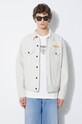 Одежда Джинсовая куртка thisisneverthat Trucker TN241WOWLS06 серый