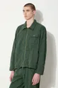 πράσινο Βαμβακερό σακάκι Corridor Floral Embroidered Zip Jacket