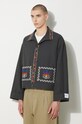 NEIGHBORHOOD jacket GT Embroidery Jacket gray 241AQNH.JKM04