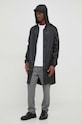 Rains rövid kabát 18140 Jackets 18140.84 fekete SS24