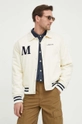 Mercer Amsterdam pamut kabát The Varsity Polo bézs