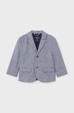 Mayoral blazer in misto lino per bambini tessuto blu 1444.3E.Baby.PPYH