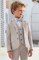 Dječji sako s lanom Mayoral tkanina bež 3486.5B.Mini.PPYH
