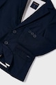 Dětské sako ze směsi lnu Mayoral námořnická modř 3486.5B.Mini.PPYH