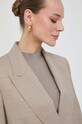 Vlnené sako BOSS béžová 50505587