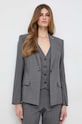 BOSS vestă de lână gri 50513132