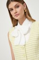 Twinset vesta galben 241AP2344