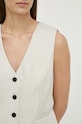Vesta Bruuns Bazaar PinBBBielle waistcoat BBW4014 sivá