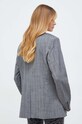 Îmbrăcăminte Karl Lagerfeld sacou din lana 240W1404 gri