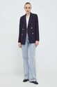 Bruuns Bazaar marynarka BBW3823 granatowy SS24