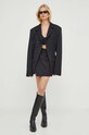 Blazer s příměsí vlny Won Hundred 2694.14221 černá SS24