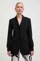 Weekend Max Mara marynarka wełniana czarny 2415041021600