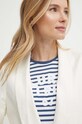 Льняной жакет Pepe Jeans MIRKA бежевый PL402377