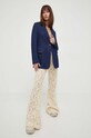 Džínové sako Moschino Jeans 0516.3239 námořnická modř SS24