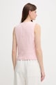 Îmbrăcăminte United Colors of Benetton vestă de in 2AGHDJ00G roz