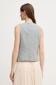 Одяг Лляний жилет United Colors of Benetton 2AGHDJ00G сірий