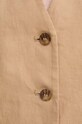 United Colors of Benetton gilet in lino 2AGHDJ00G beige