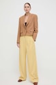 Weekend Max Mara sacou din amestec de in 2415041062600 maro SS24