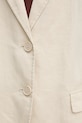 Plátěné sako United Colors of Benetton 2AGHDW00R béžová